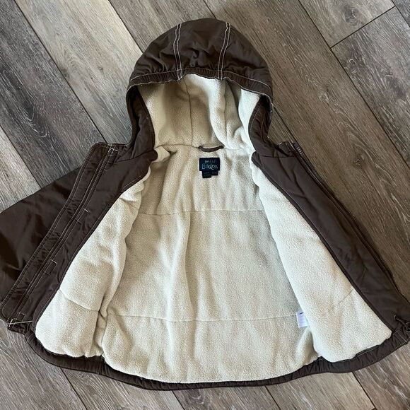 Mini Boden Fleece Lined Hooded Jacket - Picture 3 of 11